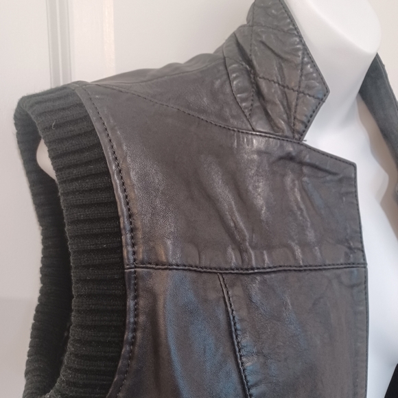 Bagatelle Genuine Leather Vest, S/8 - Picture 2 of 4